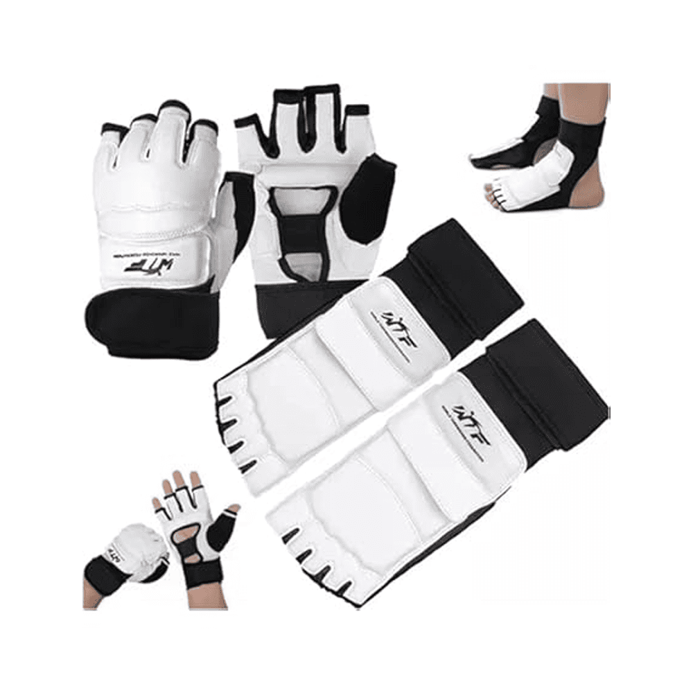 martial arts foot pads and taekwondo gloves training set